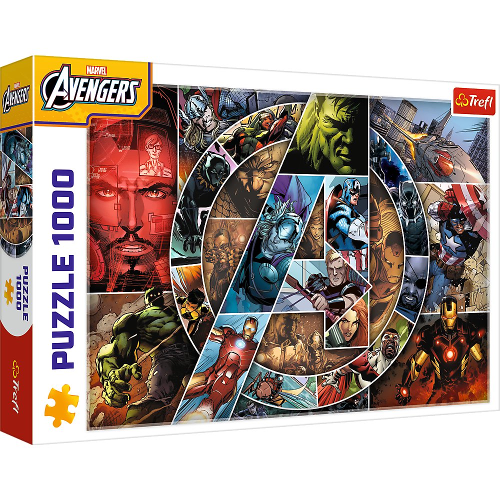 Puzzle, Trefl, Avengers: Bohaterowie, 1000 el.
