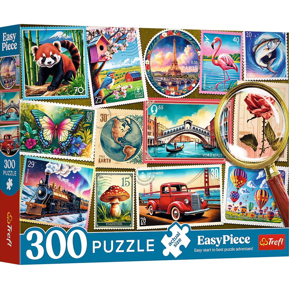 Puzzle, EasyPiece, Znaczki pocztowe, 300 el.