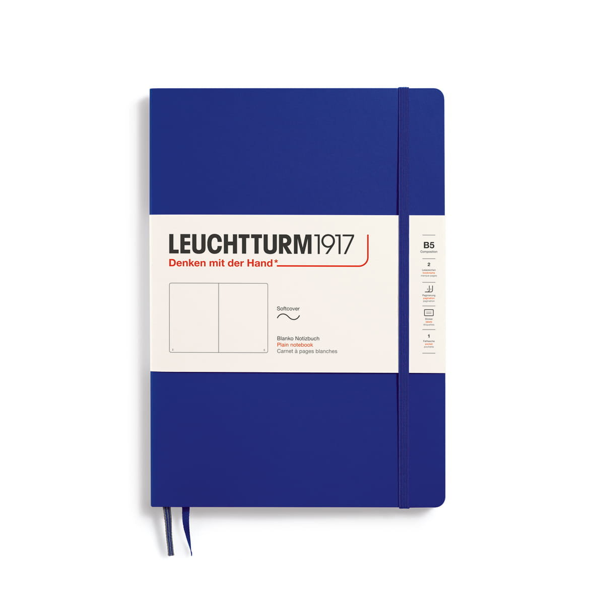 Notatnik Leuchtturm1917 Composition B5, Gładki, Ink