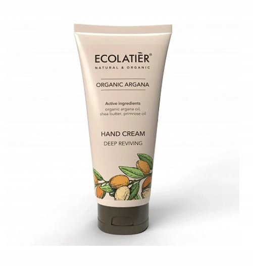 ECOLATIER Krem do rąk głęboko regenerujący organiczna argana 100ml