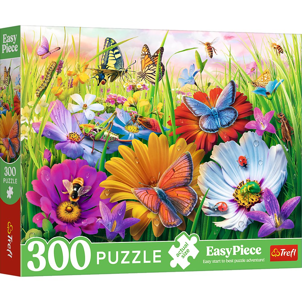 Puzzle, EasyPiece,Owady na łące, 300el.