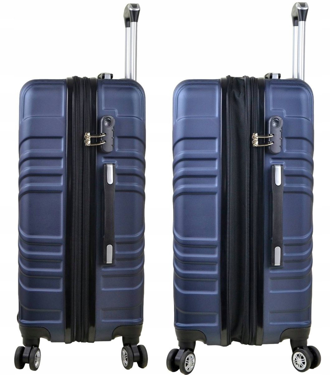 DUŻA WALIZKA XL Z POSZERZENIEM FIRMY SUNBAG MODEL APUS 8082 POJEMNOŚĆ 115L