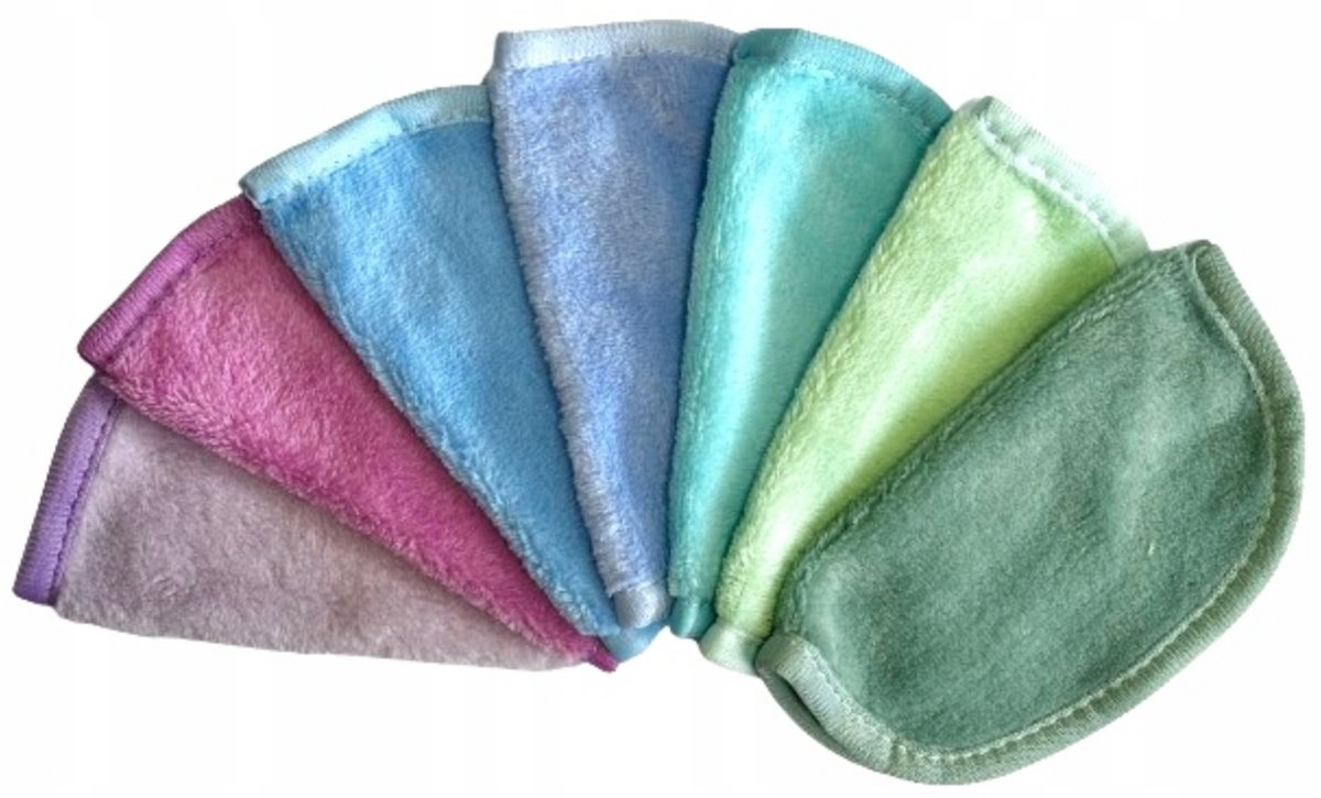 Ręczniki do mycia oczyszczania twarzy z mikrofibry 7 sztuk