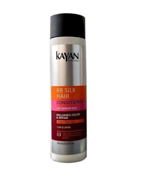 KAYAN BB SILK Odżywka do włosów farbowanych, 250 ml
