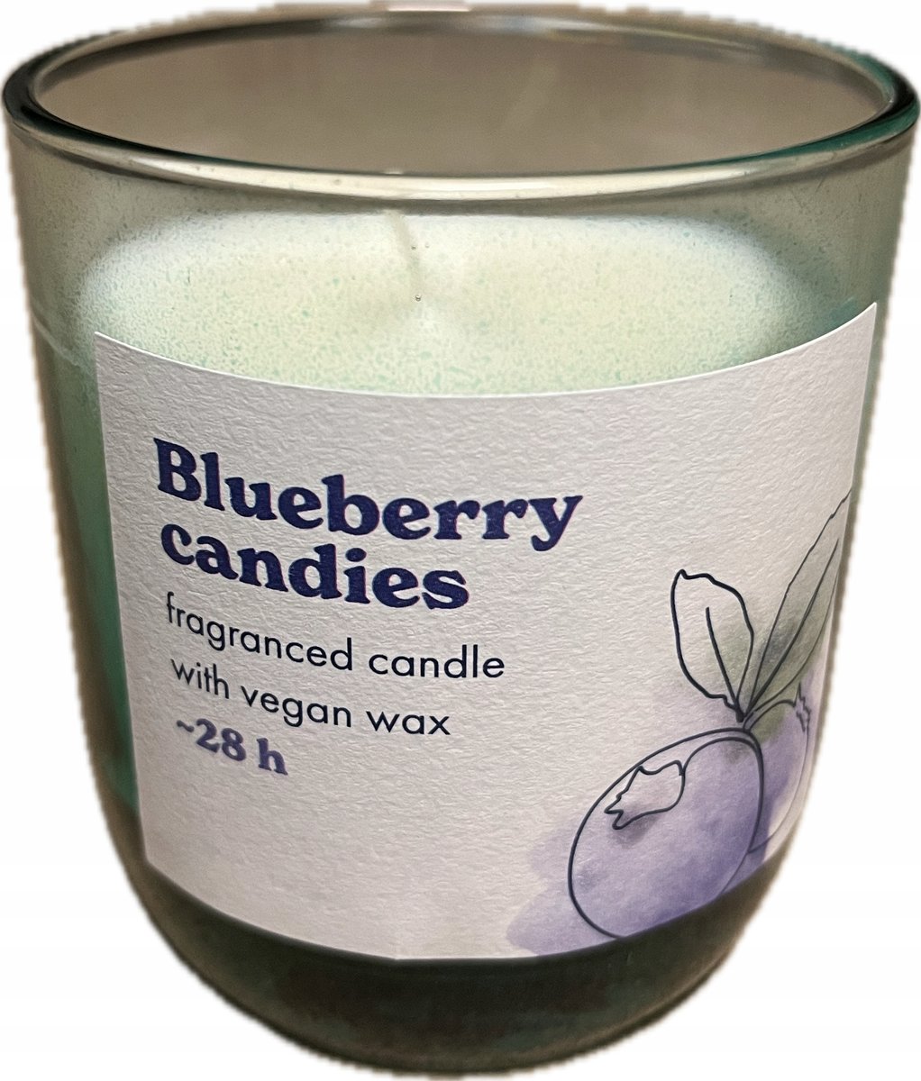 Świeca Zapachowa W Szkle Bolsius 87/77 Mm Bluberry Candies 1 Szt.