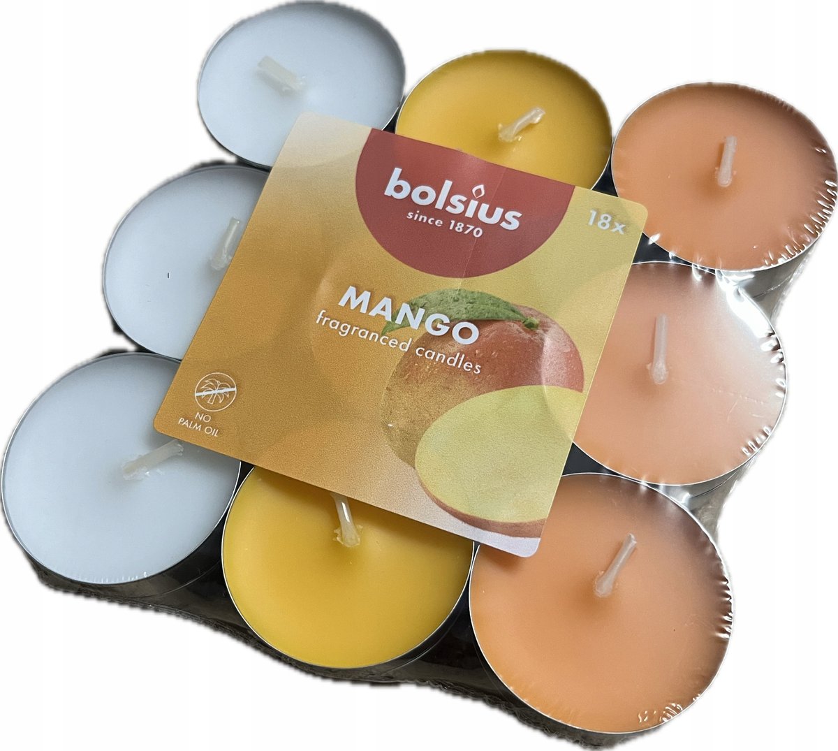 Podgrzewacze Mango 18Szt Kolorowe Podgrzewacze