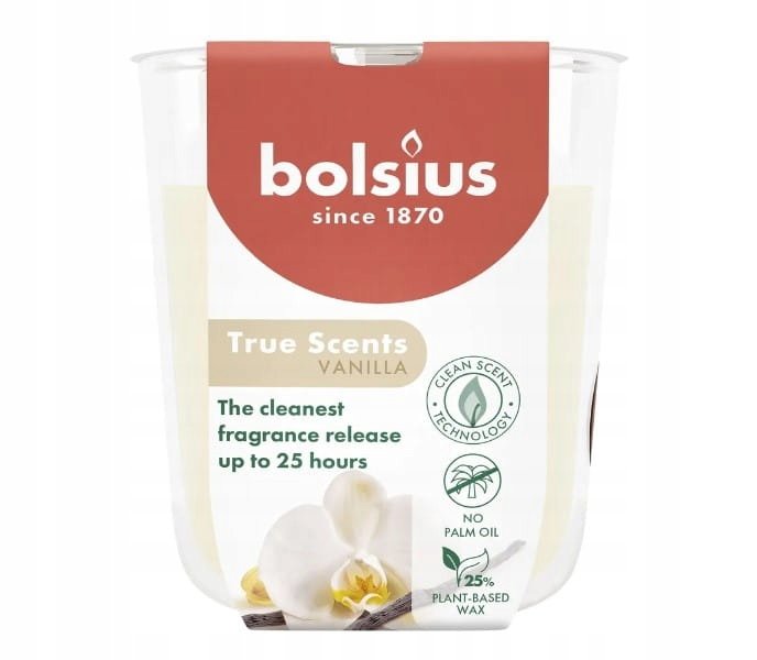 Świeca Zapachowa 80/73 Wanilia Bolsius True Scents