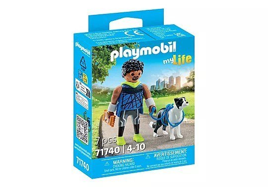 My Life 71740 Biegacz z border collie Playmobil
