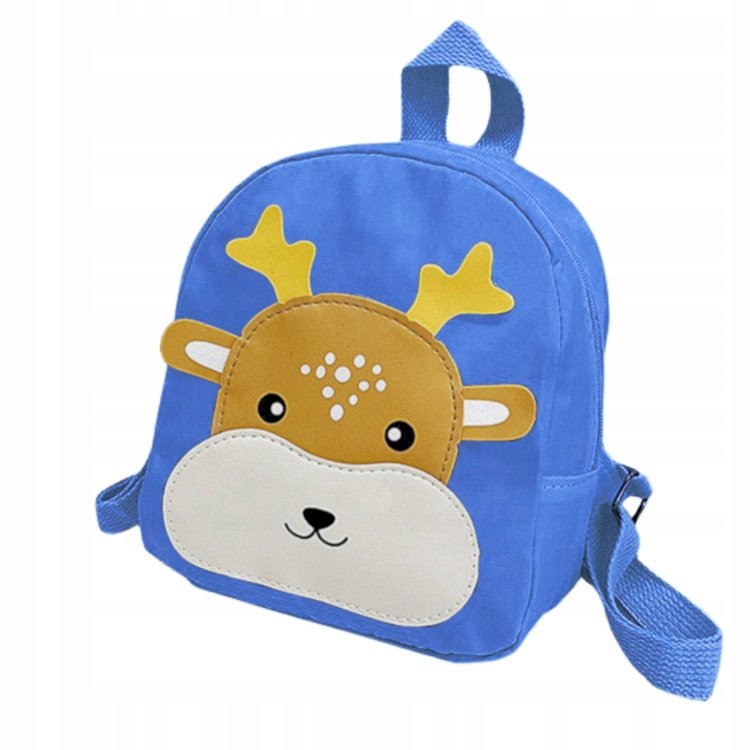 Plecak szkolny SQUISH W307 renifer niebieski