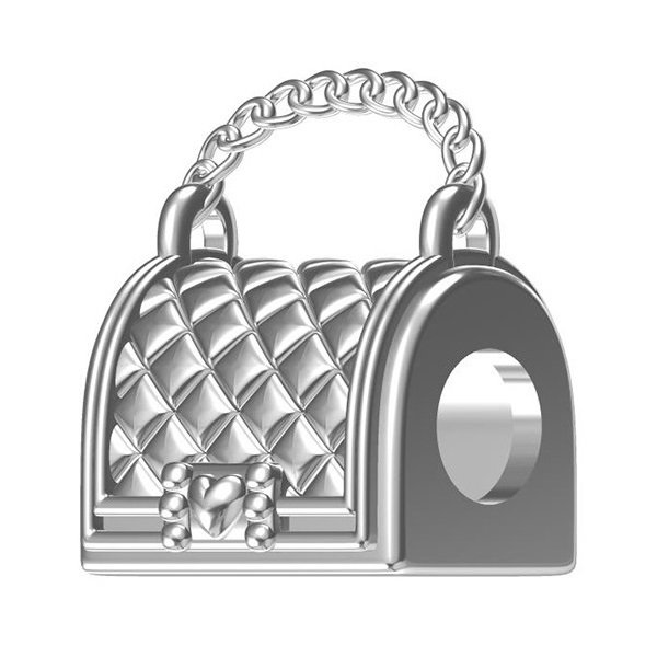 Zawieszka Charms SREBRO 925 Koralik do PANDORA Torebka Damska