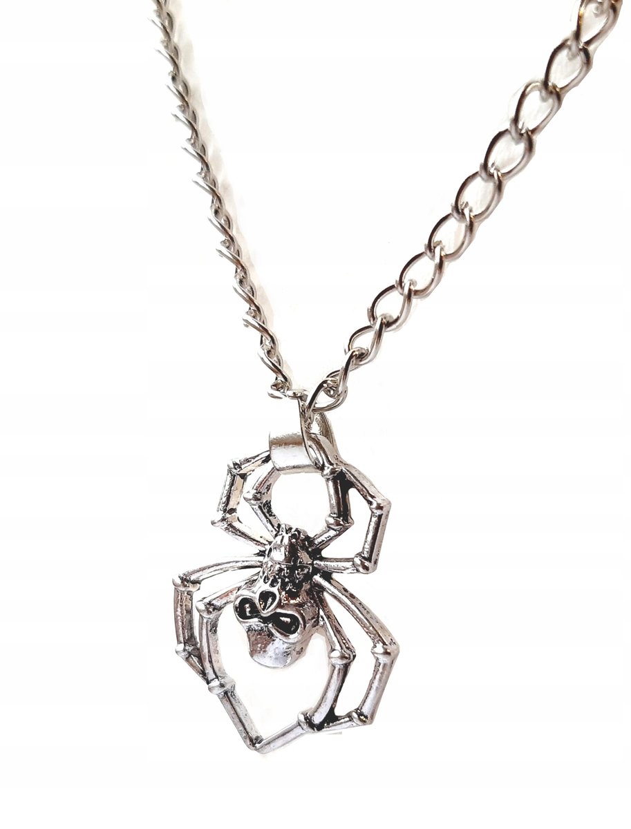 PIĘKNY NASZYJNIK WISIOREK PRZYWIESZKA - PAJĄK, SPIDER