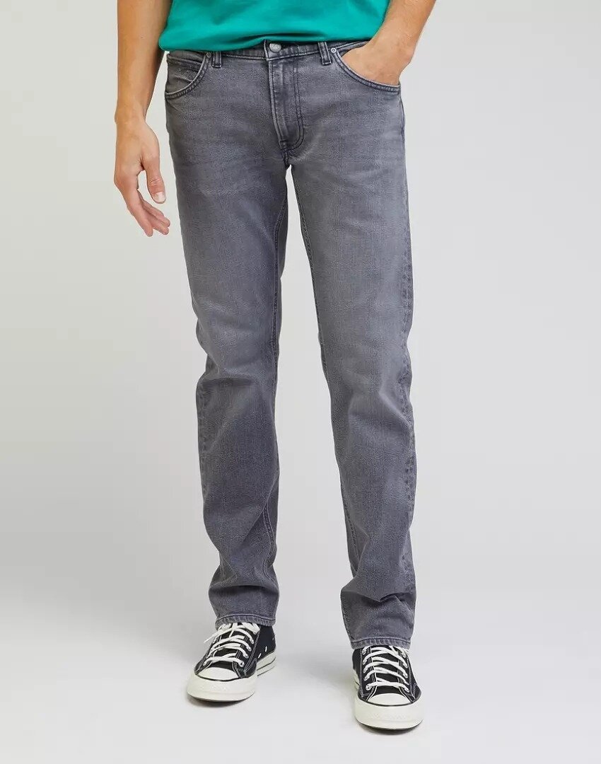 Lee Daren Zip Fly Męskie Spodnie Jeansowe Jeansy Greys End L707Ibb82-W38 L34