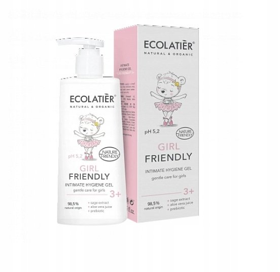 ECOLATIER Żel do higieny intymnej „Girl Friendly” 3+150ml