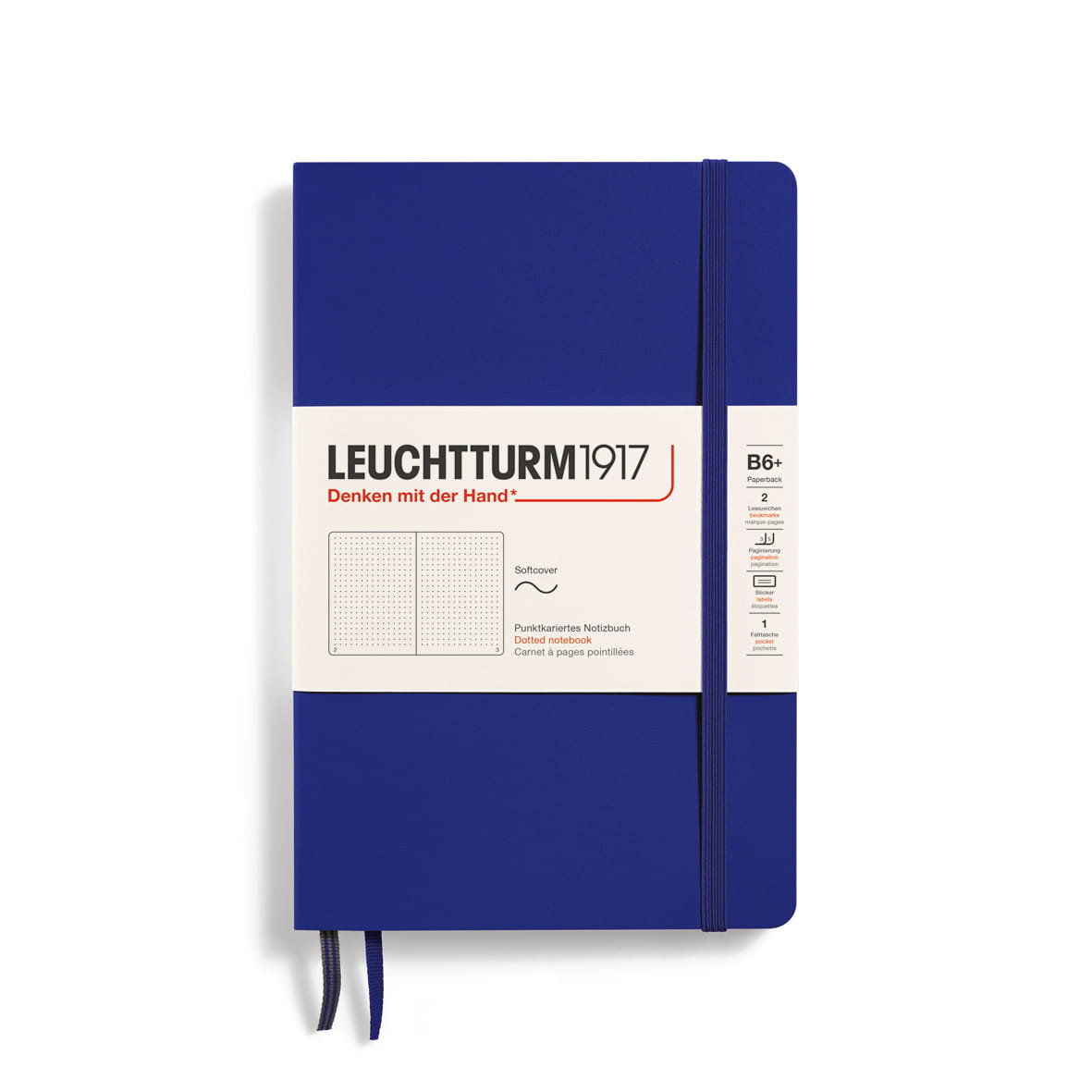 Notatnik Leuchtturm1917 Paperback B6+, Kropki, Ink
