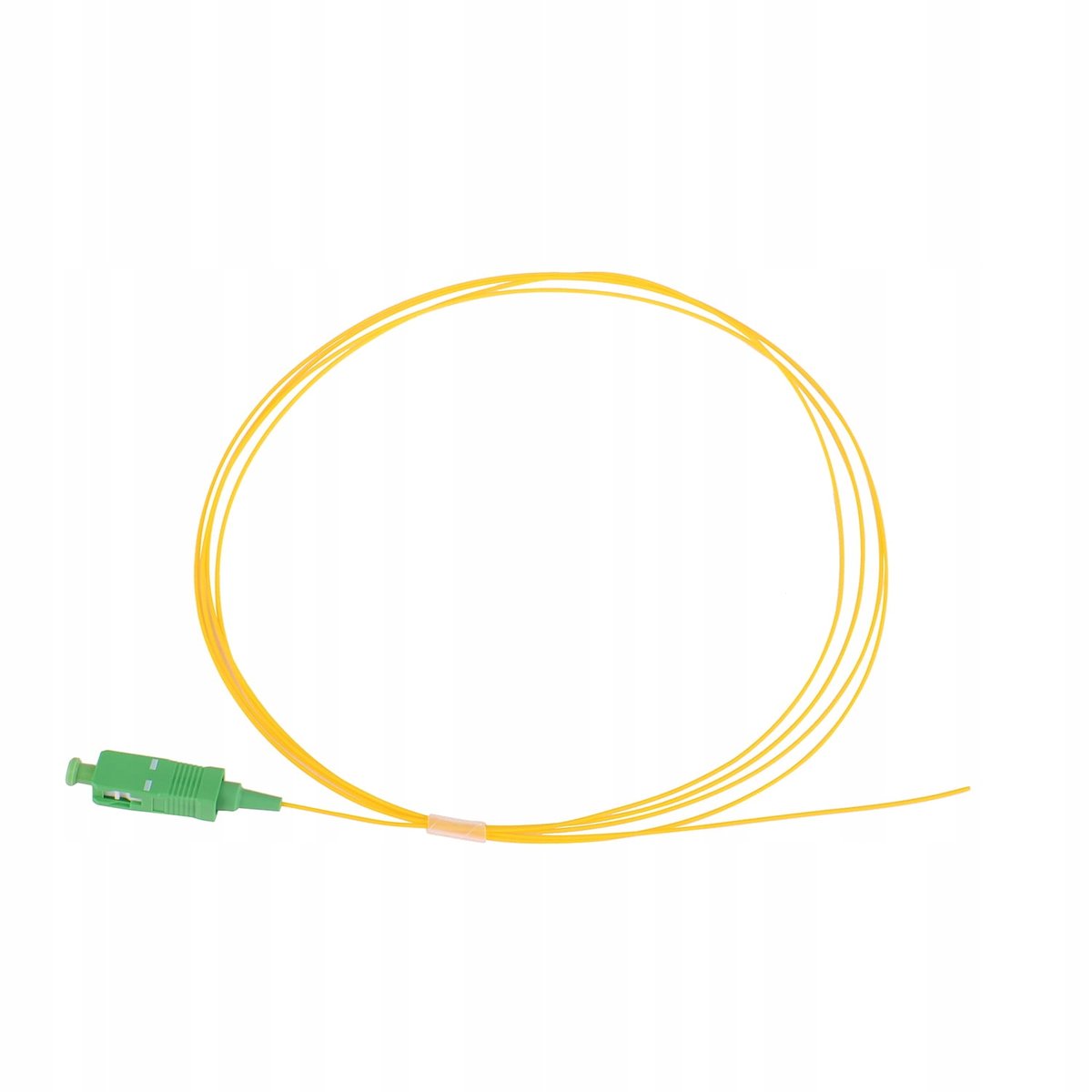 Pigtail 0.9mm G.657A złącze SC/APC 1m TGlass