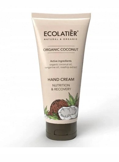 ECOLATIER Krem do rąk Odżywienie i regeneracja Organiczny kokos 100ml
