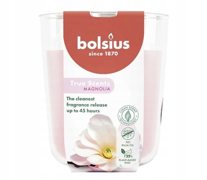 Świeca W Szkle 97/85 Bolsius Magnolia