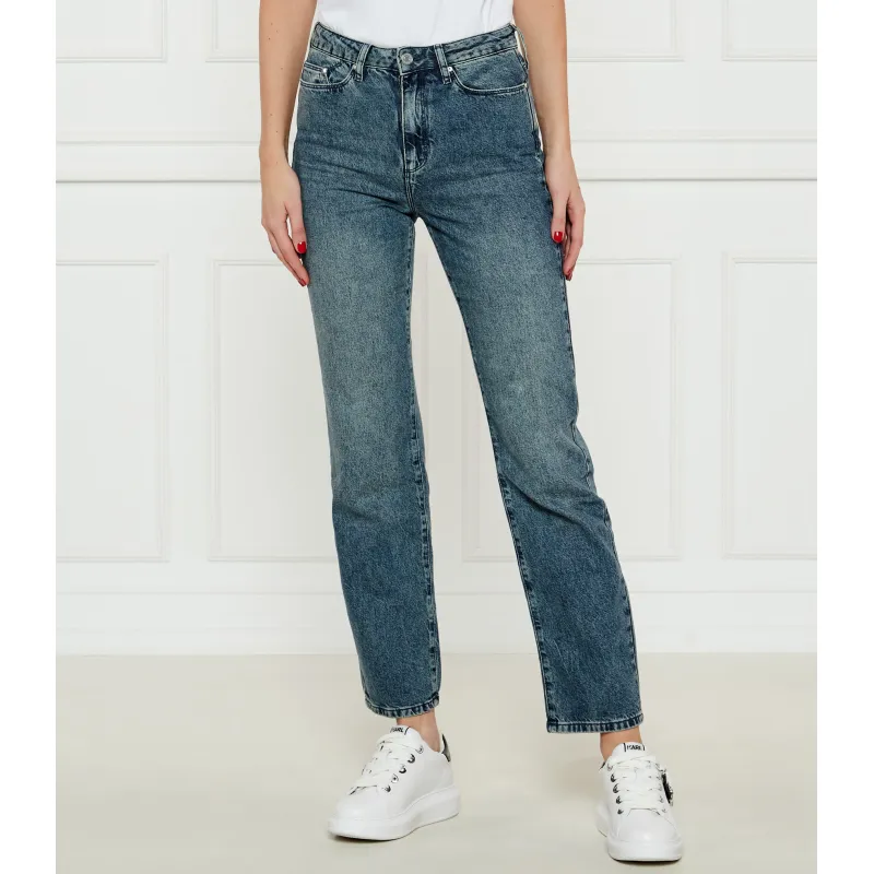 Karl Lagerfeld Jeansy | Straight fit | high rise
