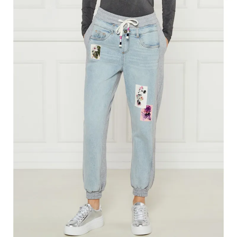 Desigual Spodnie jogger MINNIE Desigual X Disney Regular Fit