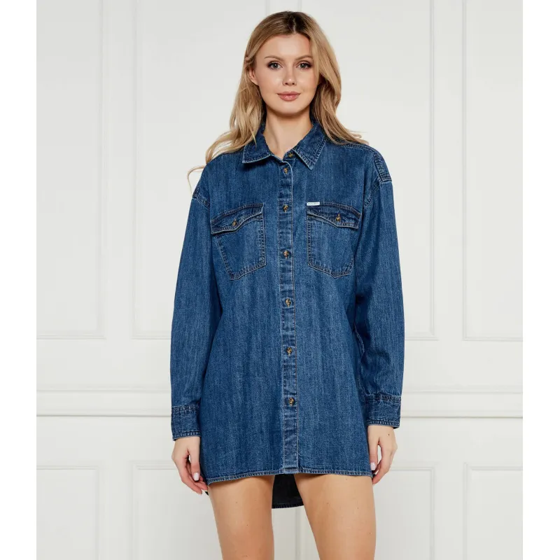 Guess Jeans Jeansowa koszula Oversize fit