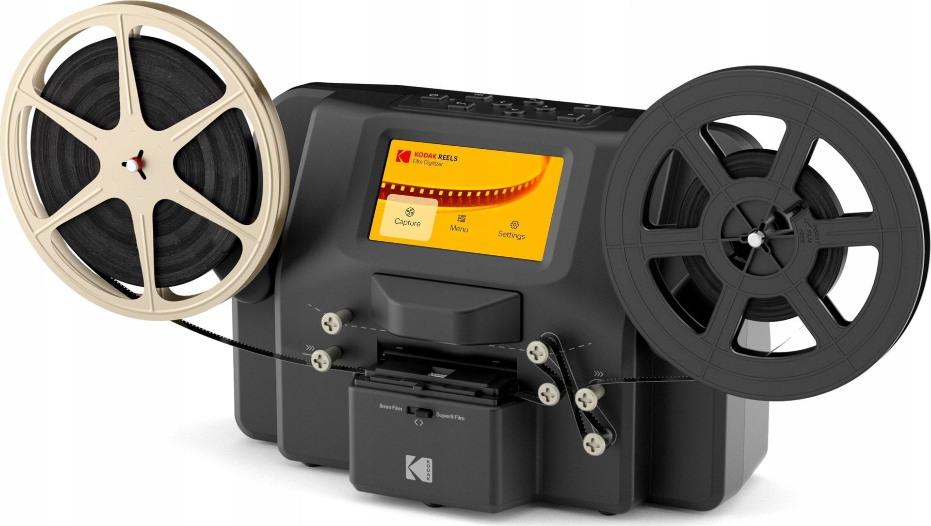Kodak Kodak Reels Ciągły Scan Skaner Negatywów Slajdów Filmów 8mm Super 8mm 1296p
