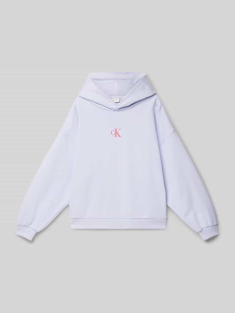 Bluza z kapturem z nadrukiem z logo