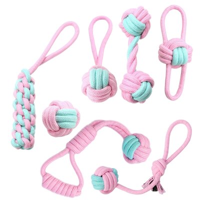 Szarpak dla psa ZWIERZOPASJA Pinky (7 szt.)
