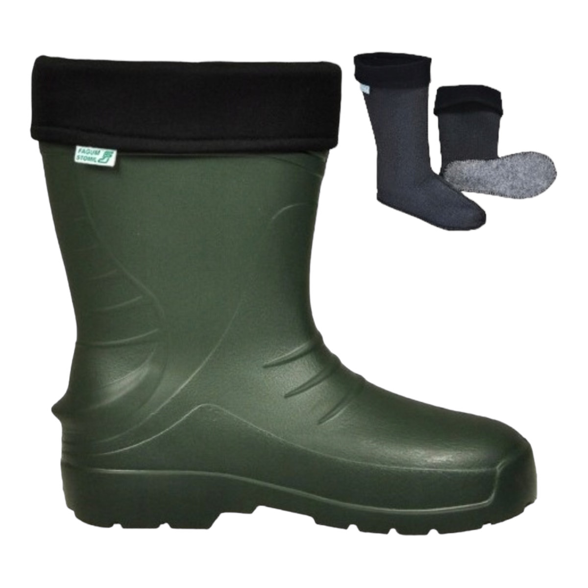Kalosz męski Gumowce KALOSZE PIANKOWE 41 EVA TORINO oliwka (56011)