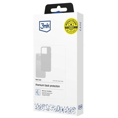 Etui 3MK Matt Case do ZTE Blade A35 Czarny