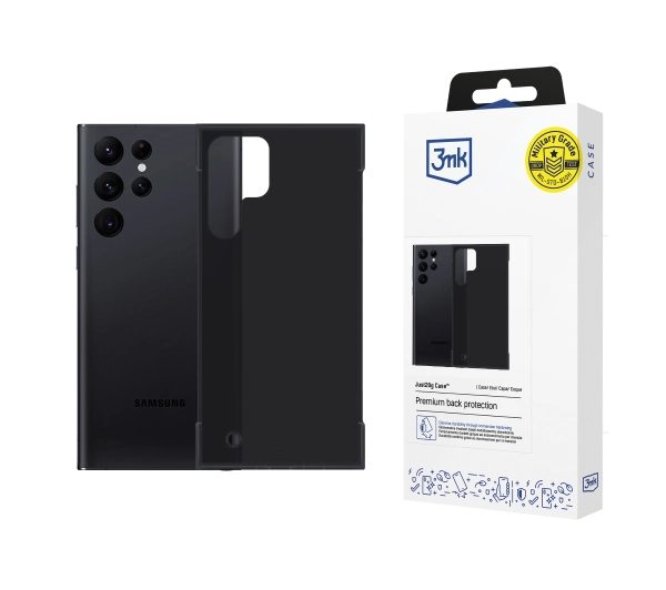 3mk Just20g Matt Case do S22 Ultra Czarny