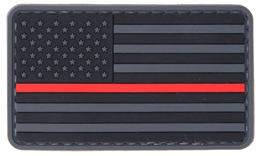 Patch Lancer Tactical PVC Flaga USA Red Line