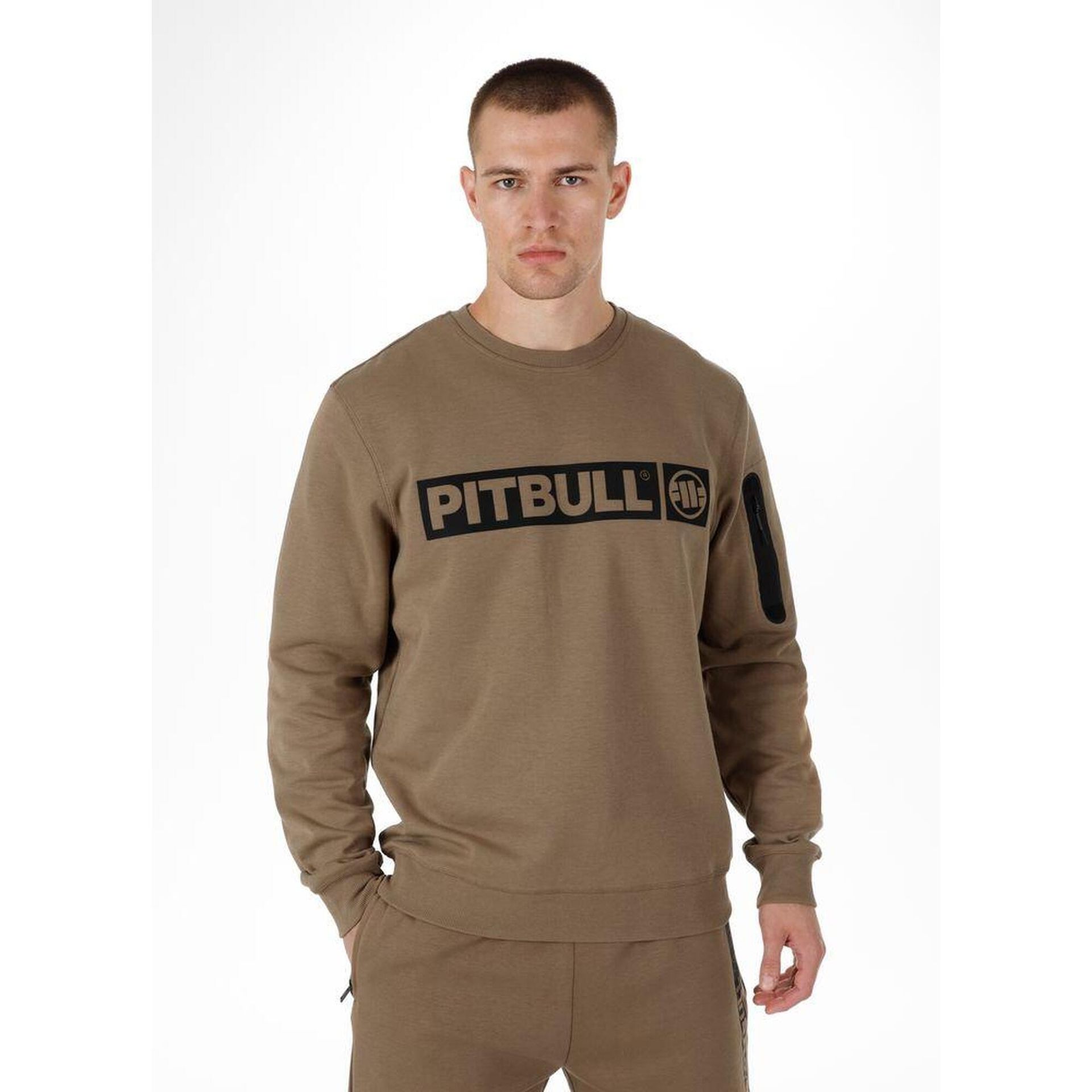 Bluza Pit Bull 300 Interlock Beyer '23 - Coyote Brown  | PayPo | GRATIS WYSYŁKA | ZWROT DO 100 DNI