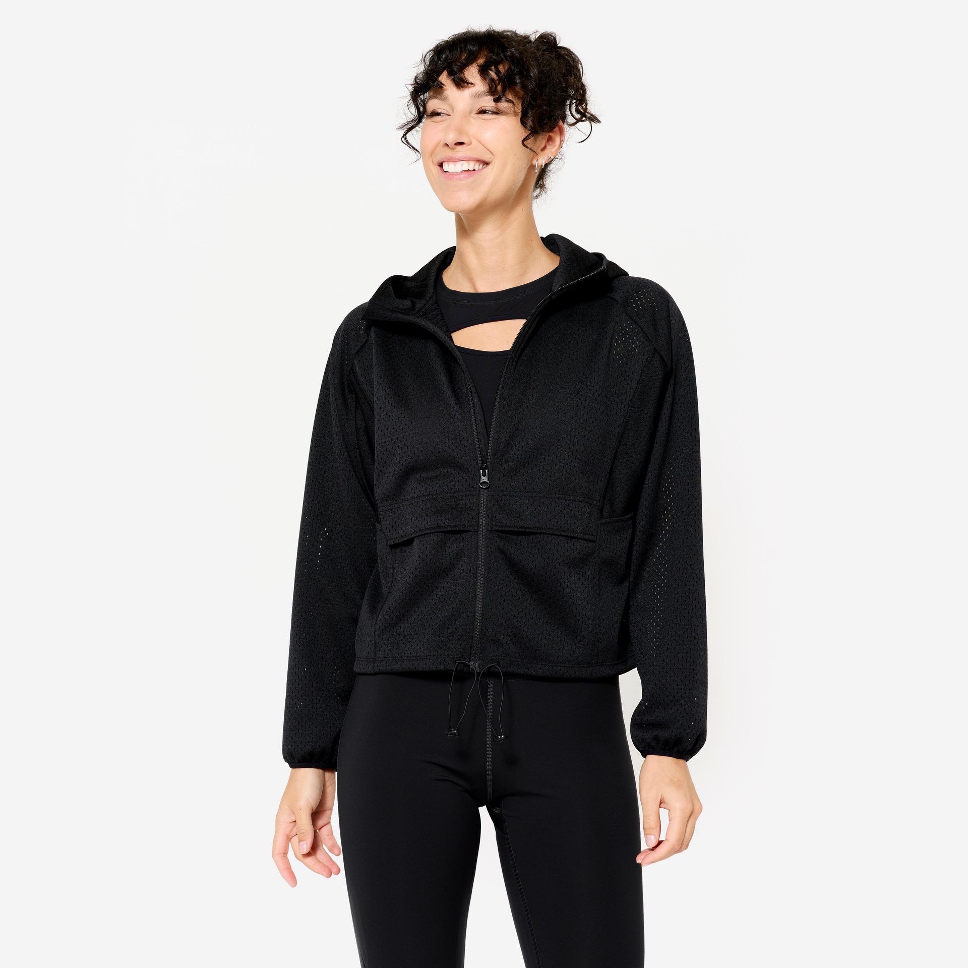 Bluza na zamek damska Domyos fitness