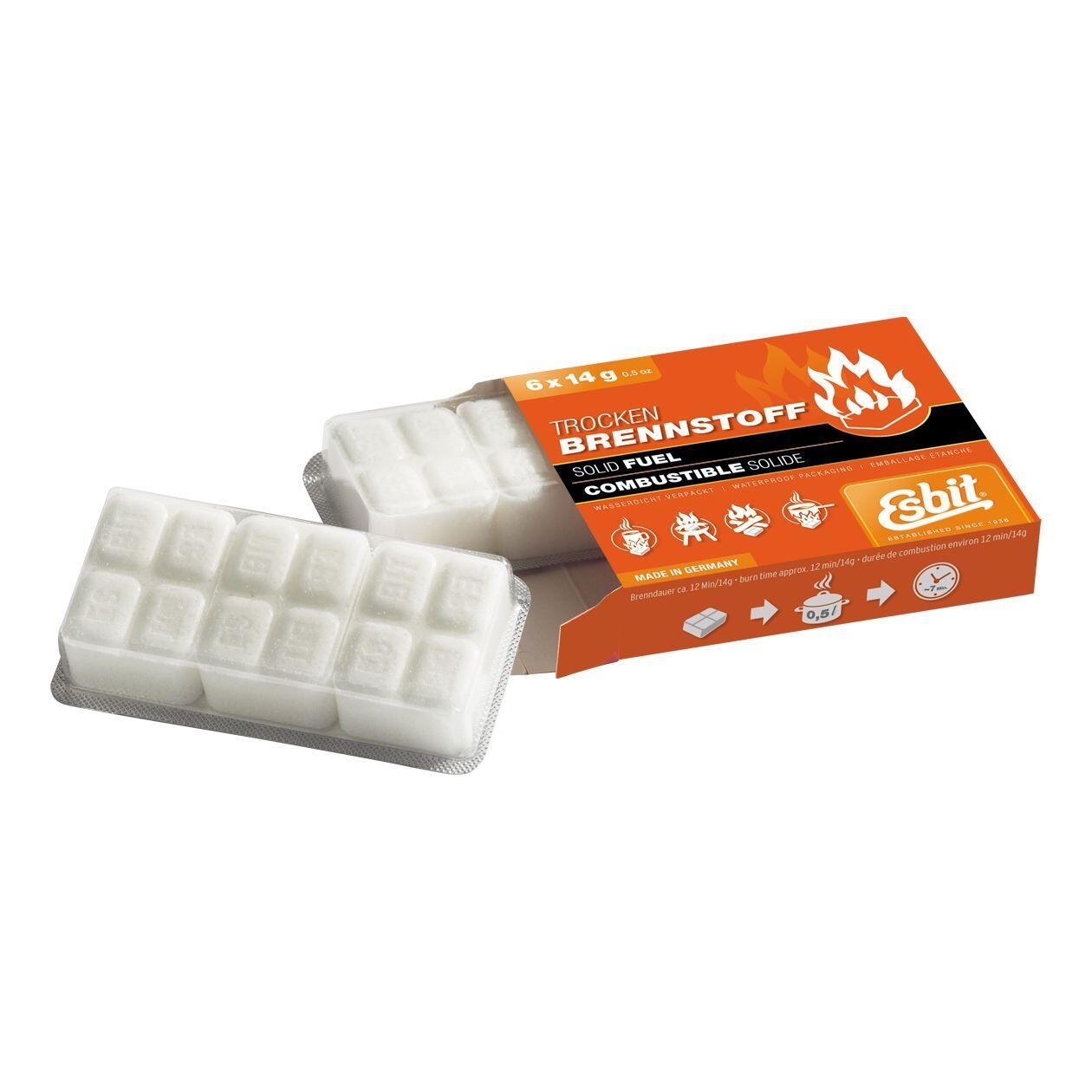 Esbit Paliwo stałe do kuchenek turystycznych Solid Fuel 6x 14 g (00112100) 00112100
