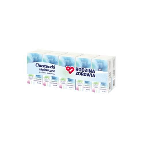 Rodzina Zdrowia Chusteczki higieniczne, 10x 10 szt.
