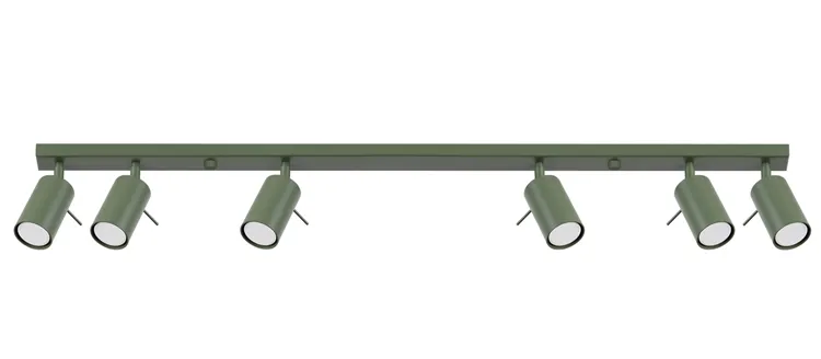 Loftowa zielona lampa sufitowa - M067 P0-N88
