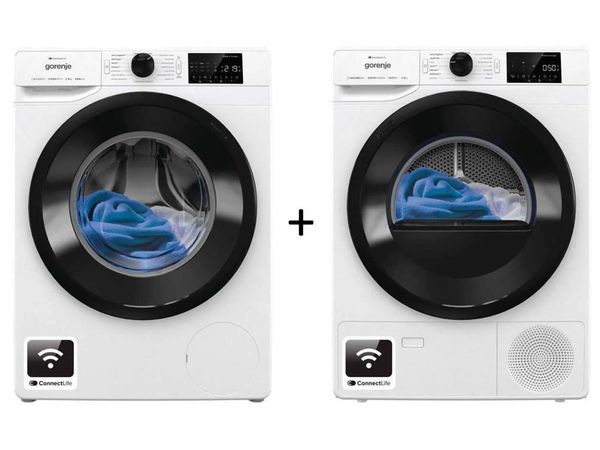 GORENJE WPNEI94A1SWIFI/PL 9 kg 1400 obr + DPNE92GNLWIFI/PL 9 kg
