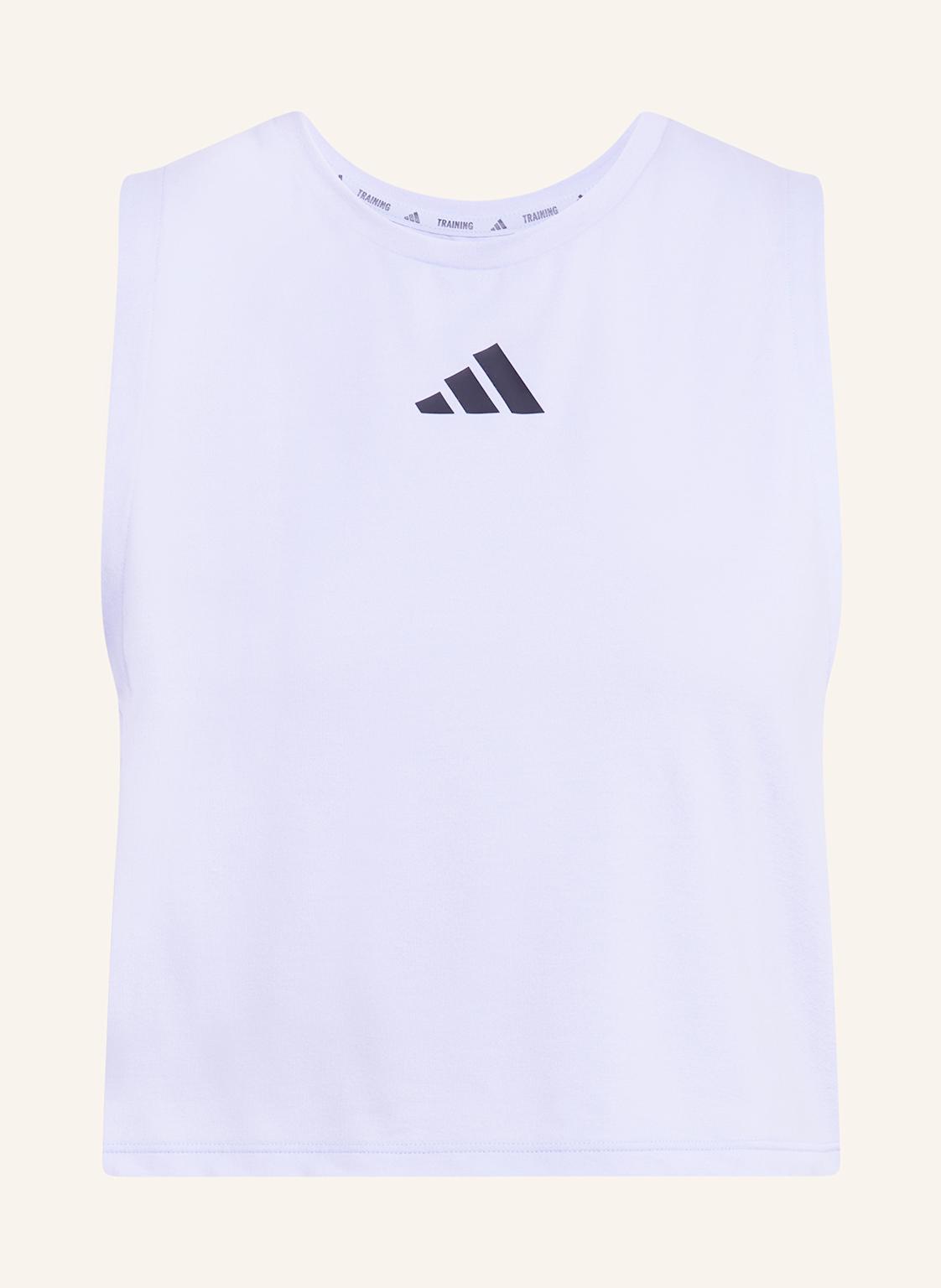 Adidas Krótki Top Power Boxy lila