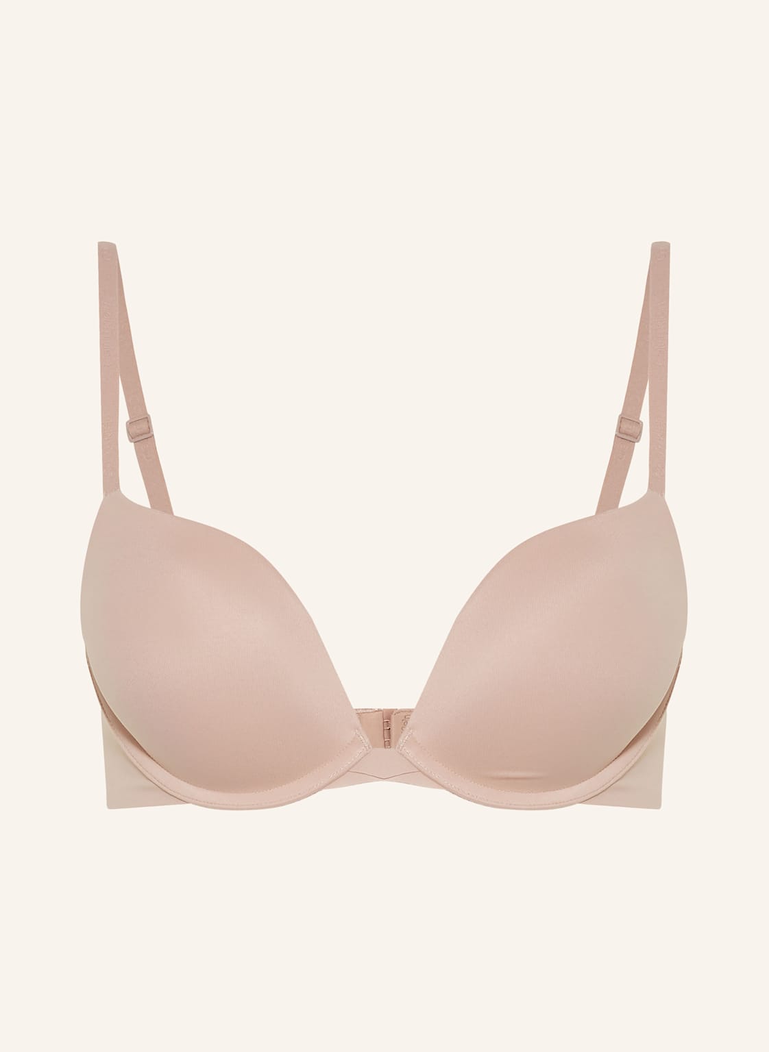 Calvin Klein Biustonosz Push-Up Perfectly Fit beige