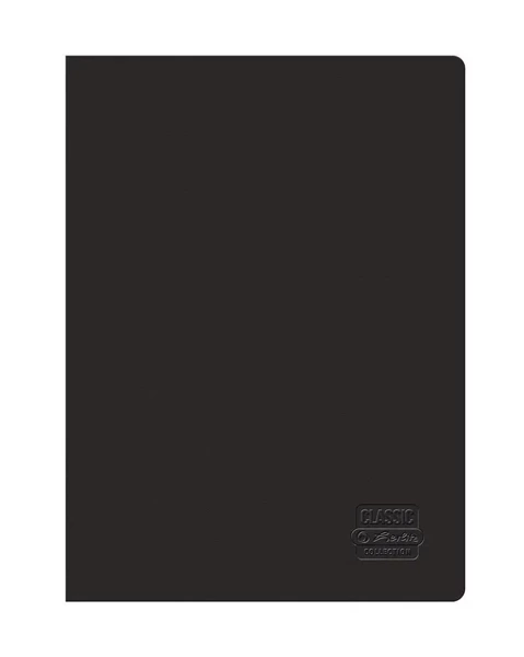 Zeszyt A5/60 kratka Rainbow Classic czarny (10szt) - HERLITZ
