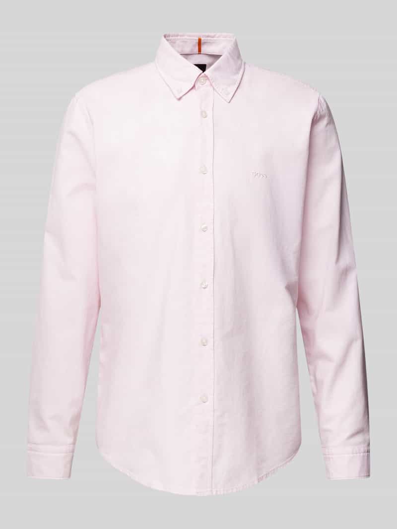 Koszula casualowa o kroju regular fit z wyhaftowanym logo model ‘Rickert’