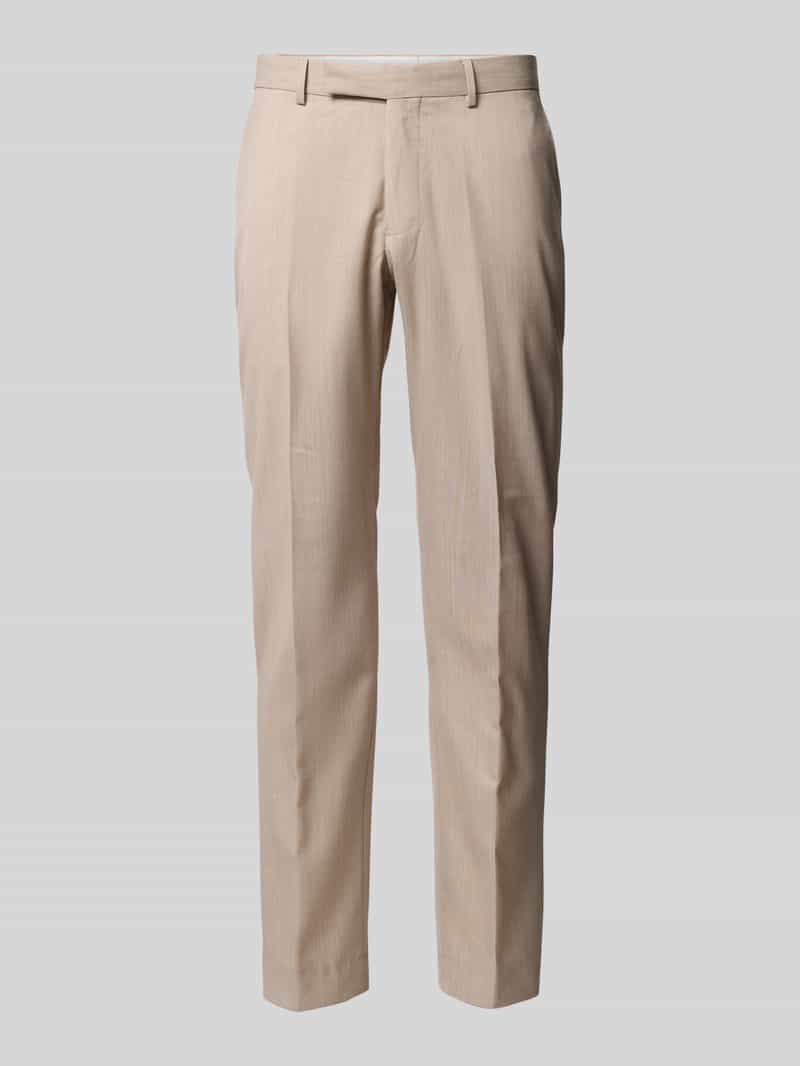 Spodnie do garnituru o kroju regular fit w kant model ‘Ryan’