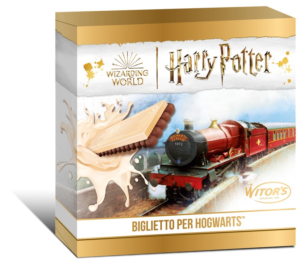 HARRY POTTER BILET DO HOGWARTU CIASTKA KAKAOWE Z BIAŁĄ CZEKOLADĄ MULTIPACK 6 SZT 126G