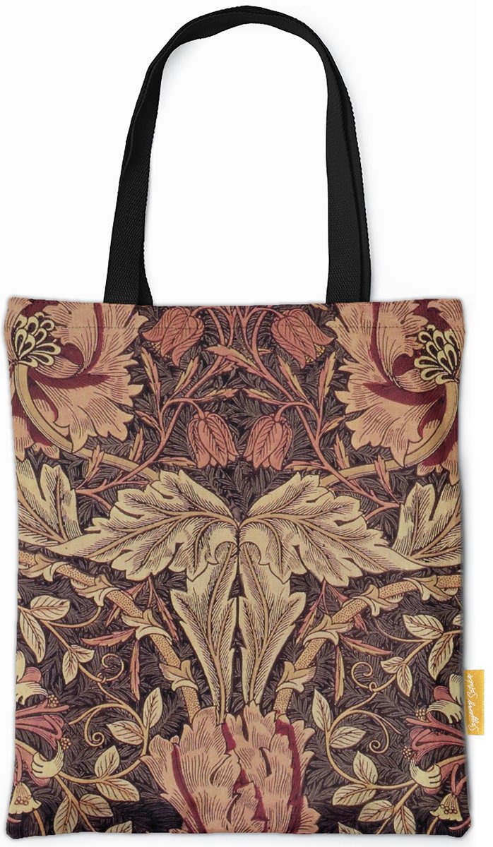 Torba na ramię Tkanina z wiciokrzewem William Morris