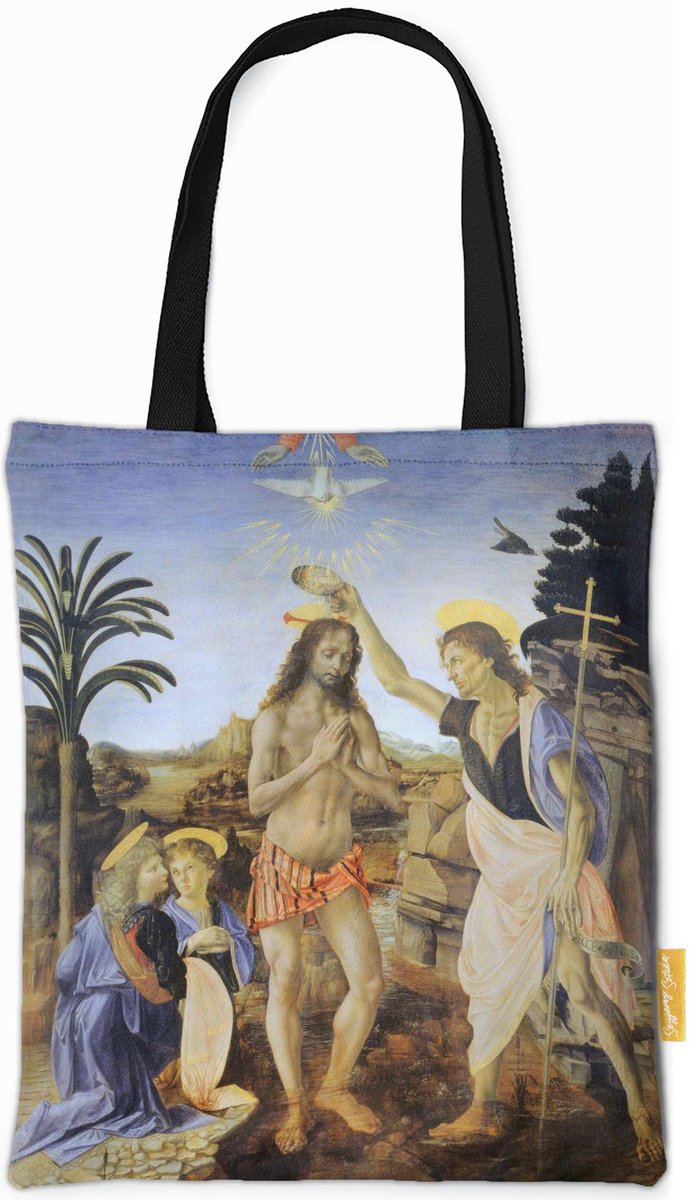 Torba na ramię Chrzest Chrystusa Leonardo da Vinci-ONE SIZE