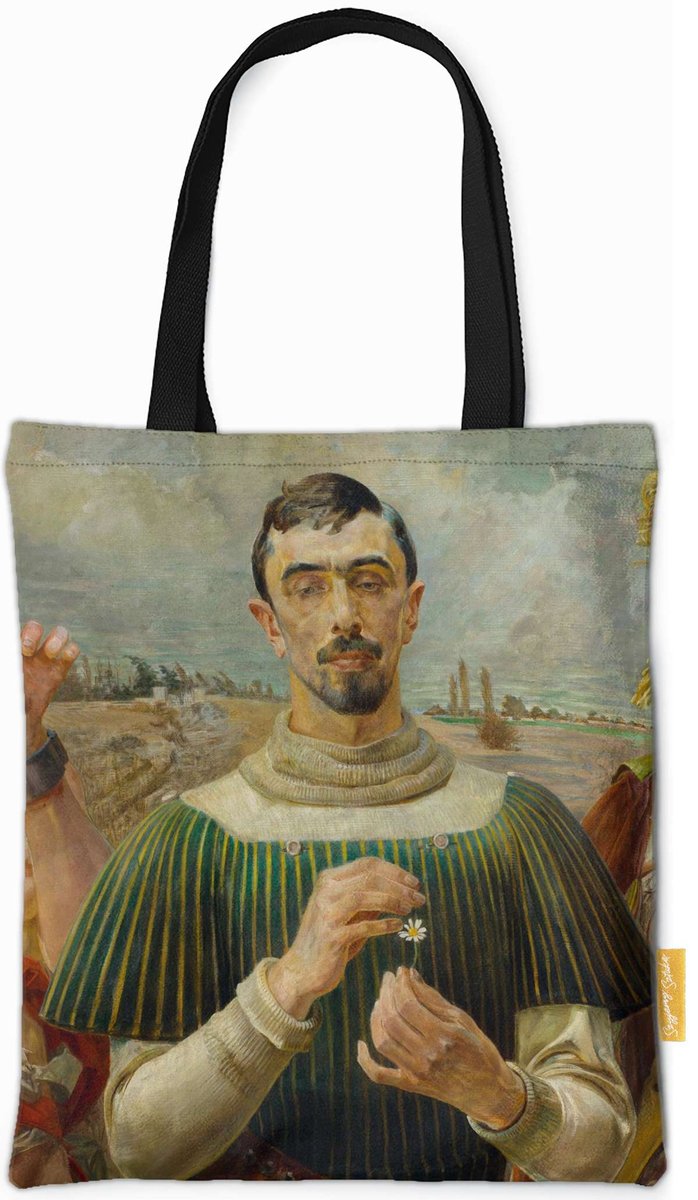Torba na ramię Hamlet polski - Portret Aleksandra Wielopolskiego Jacek Malczewski-ONE SIZE