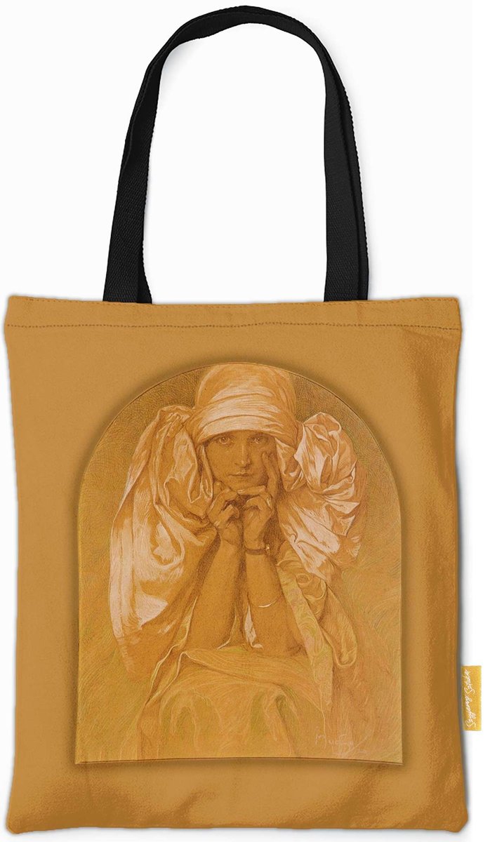 Torba na ramię Portret córki Artysty – Jarosławy Alfons Mucha-ONE SIZE
