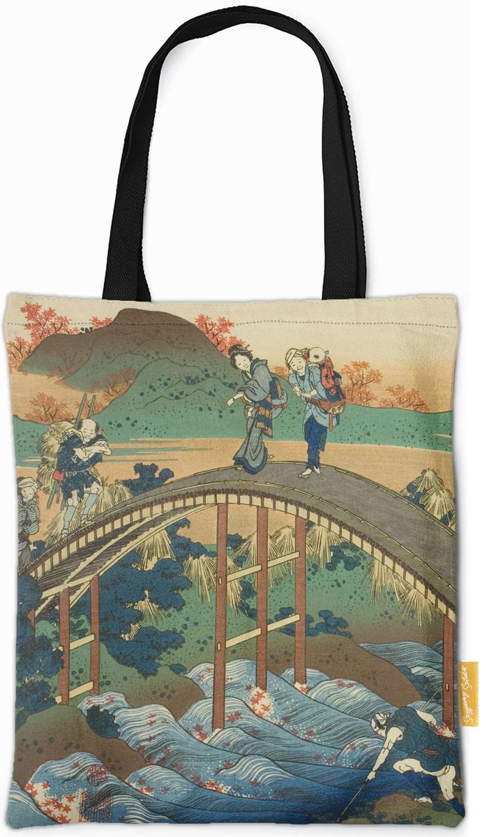 Torba na ramię Ariwara no Narihira Katsushika Hokusai-ONE SIZE