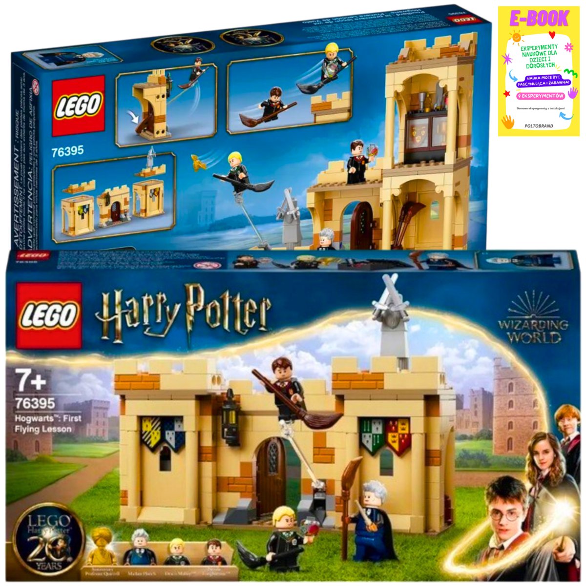 LEGO KLOCKI HARRY POTTER - PIERWSZA LEKCJA LATANIA 76395 PREZENT + EBOOK