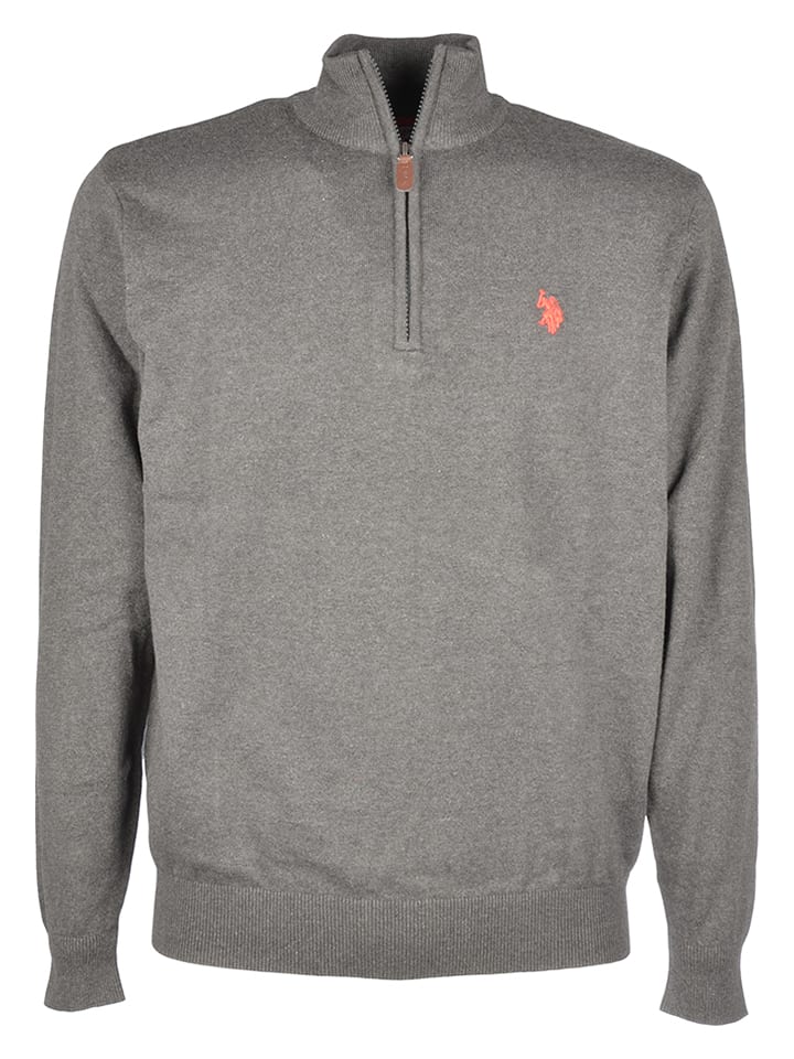 U.S. Polo Assn. Sweter w kolorze antracytowym